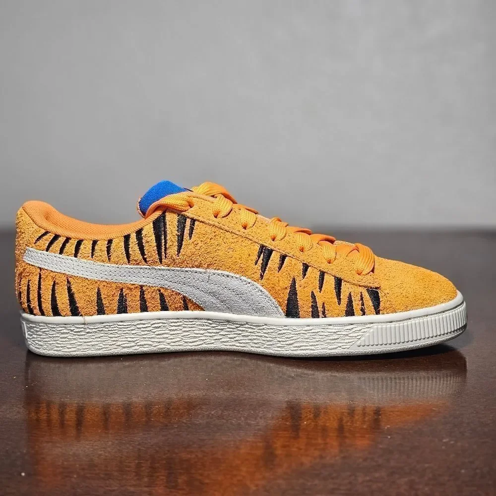 Puma Suede Frosted Flakes Tony The Tiger Shoes Stripes Youth 5.5 Big Kids New
